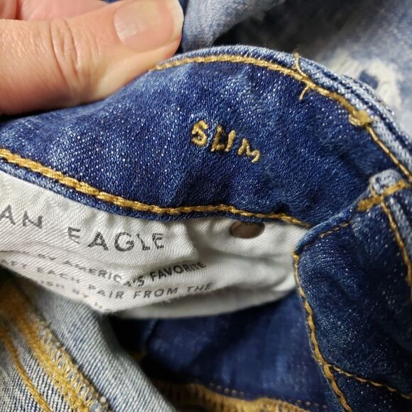 Abercrombie & Fitch distressed Slim jeans next level Stretch Jeans size 29 A&F - Picture 7 of 13